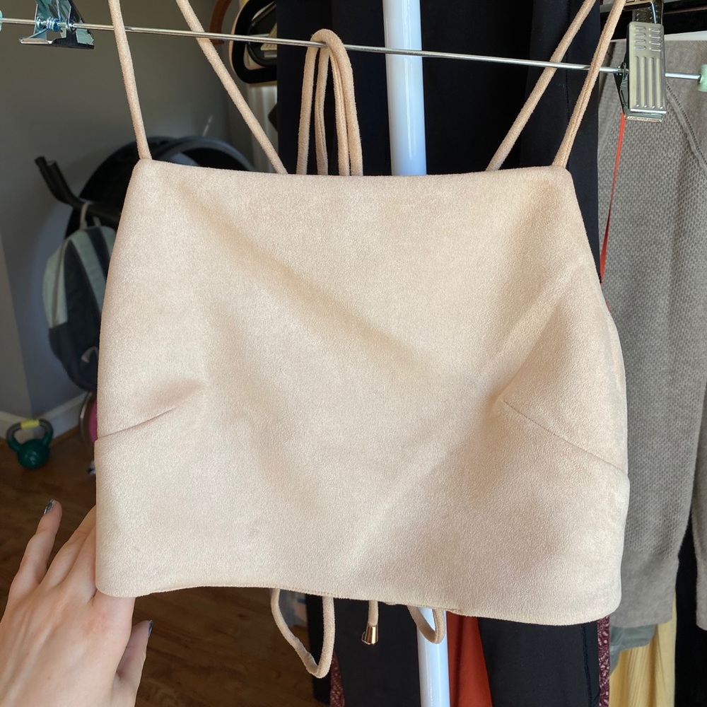 Sabo Skirt Suede two piece dress